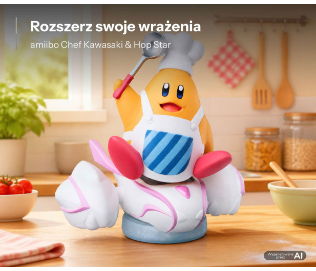 Nintendo amiibo Chef Kawasaki & Hop Star (Kirby Air Riders) - 1586066 - zdjęcie 2